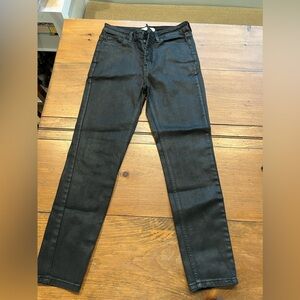 Vervet Black Denim jeans size 28, button fly.